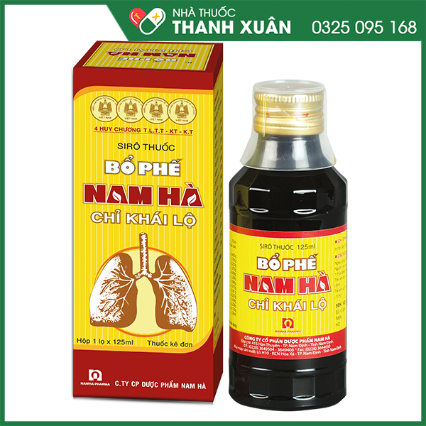 Bổ Phế Nam Hà Chỉ Khái lộ trị ho, tiêu đờm